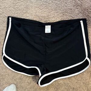 Wild Fable Black Bikini Bottoms with White Trim